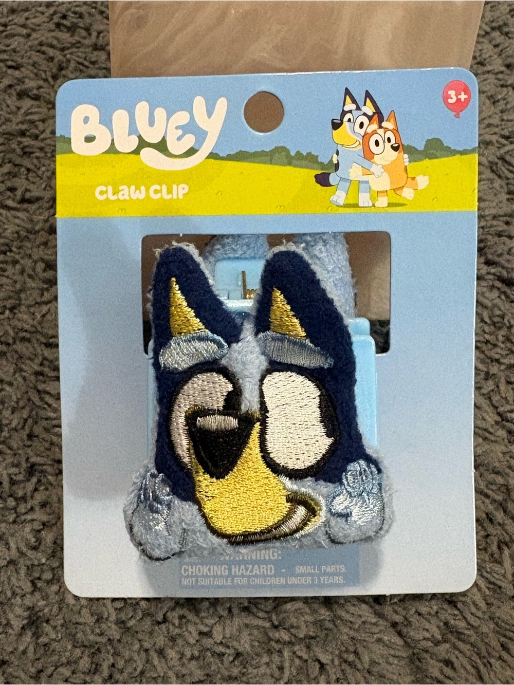 NWT Bluey plushie hair claw clip